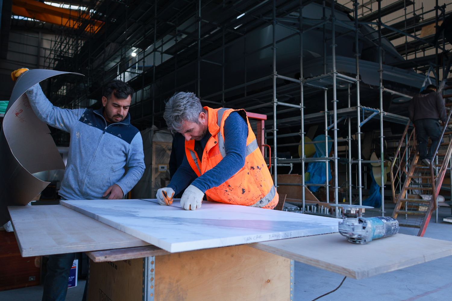 Paperwork checked on site before it goes to your office